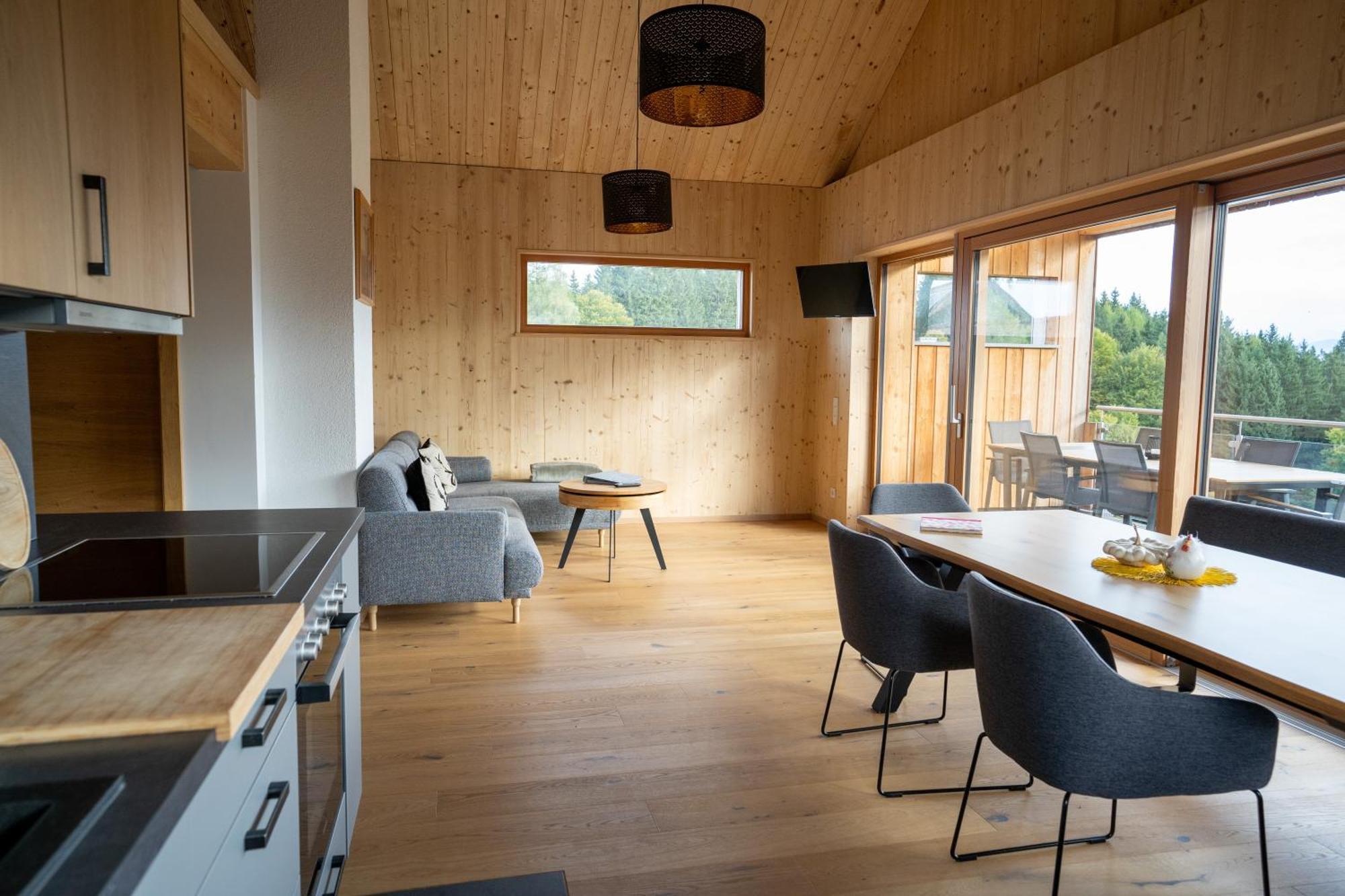Appartamento Holzhaus "Zum Schwarz'N" Aurach am Hongar Esterno foto