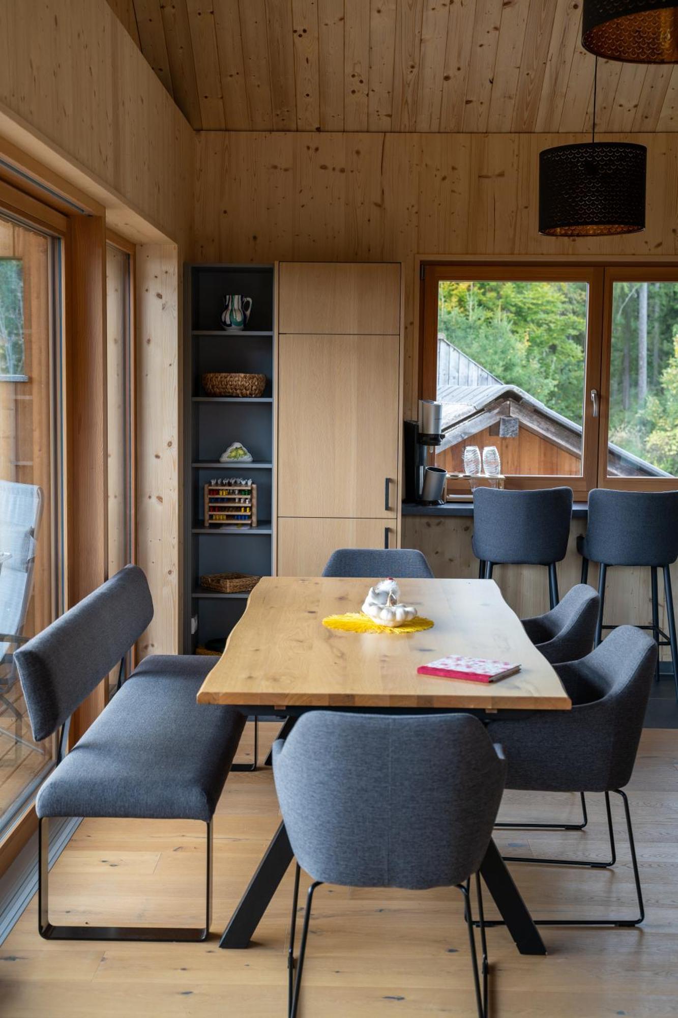 Appartamento Holzhaus "Zum Schwarz'N" Aurach am Hongar Esterno foto