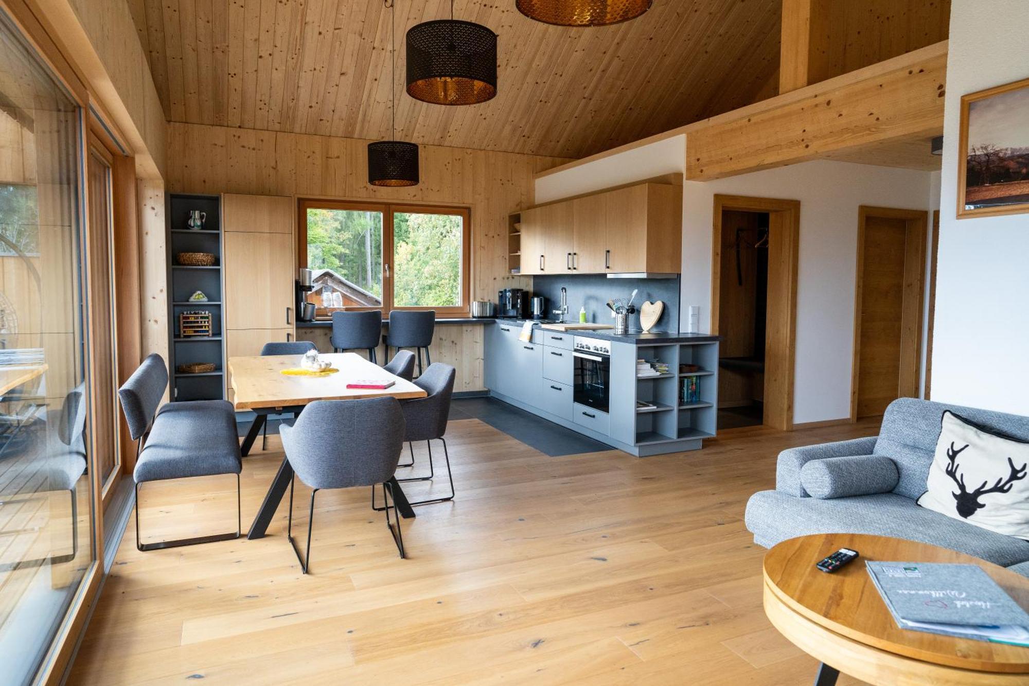 Appartamento Holzhaus "Zum Schwarz'N" Aurach am Hongar Esterno foto