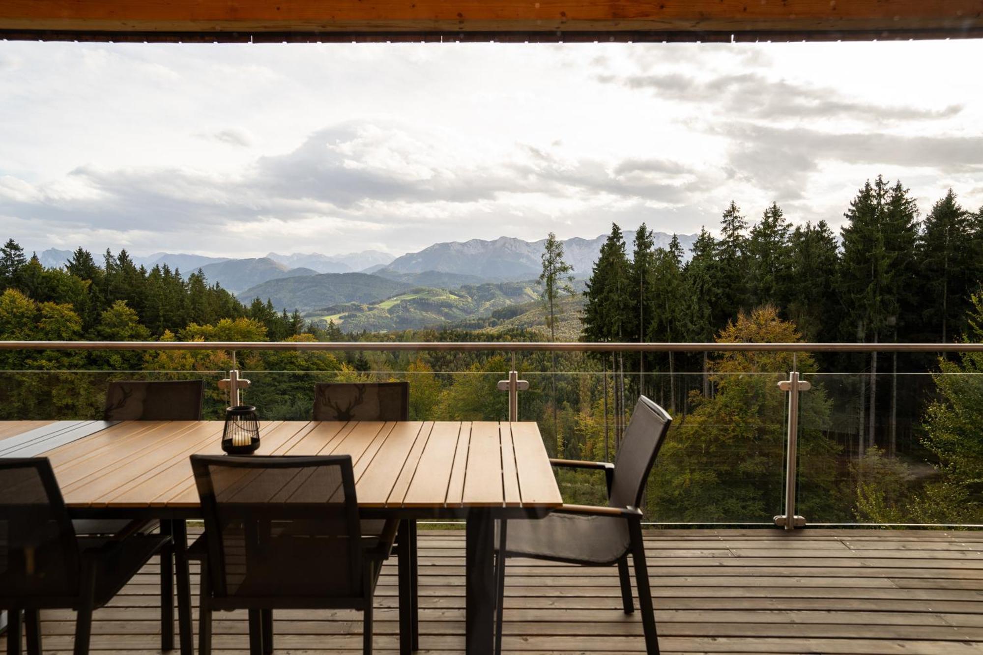 Appartamento Holzhaus "Zum Schwarz'N" Aurach am Hongar Esterno foto
