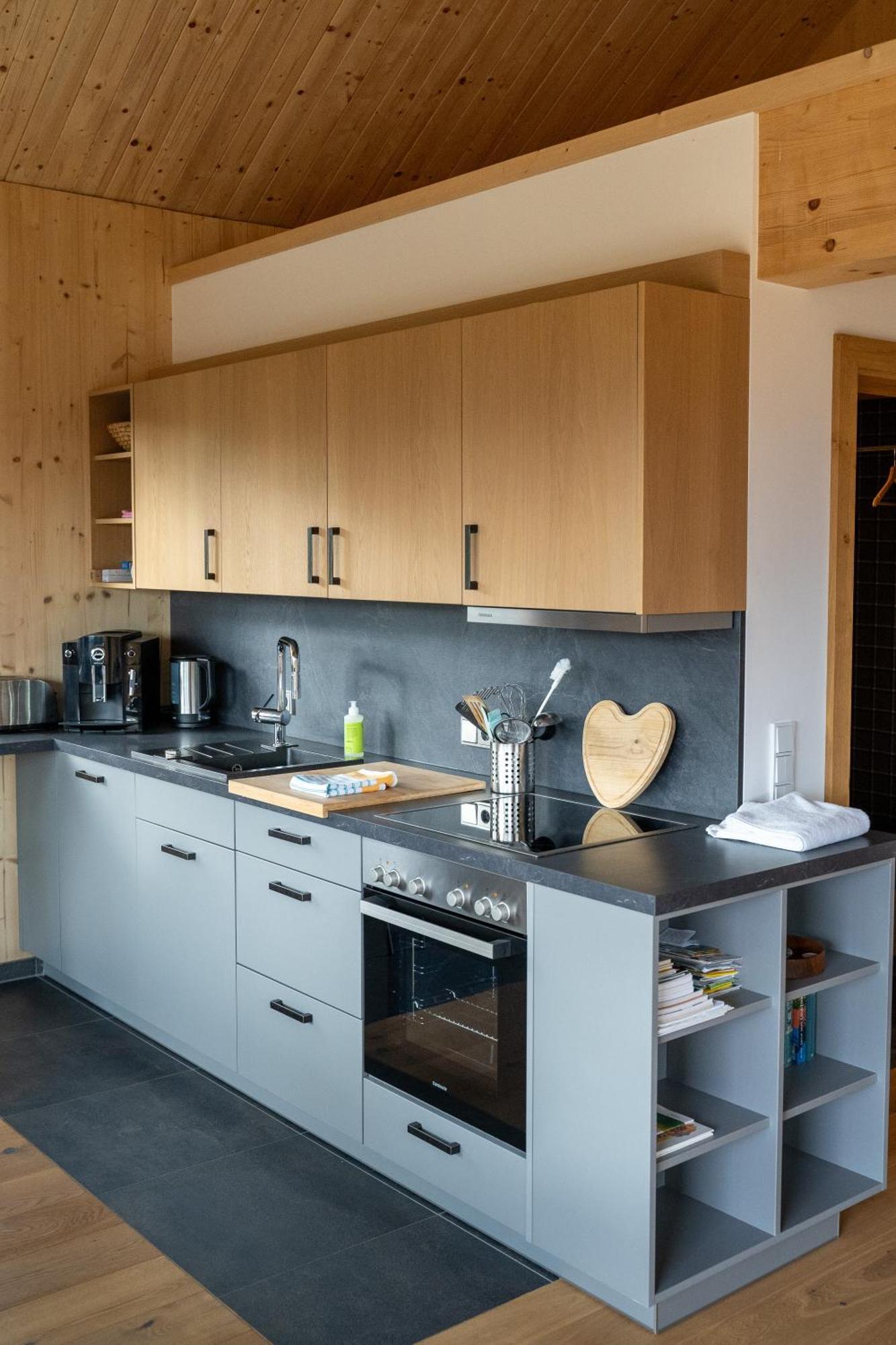 Appartamento Holzhaus "Zum Schwarz'N" Aurach am Hongar Esterno foto