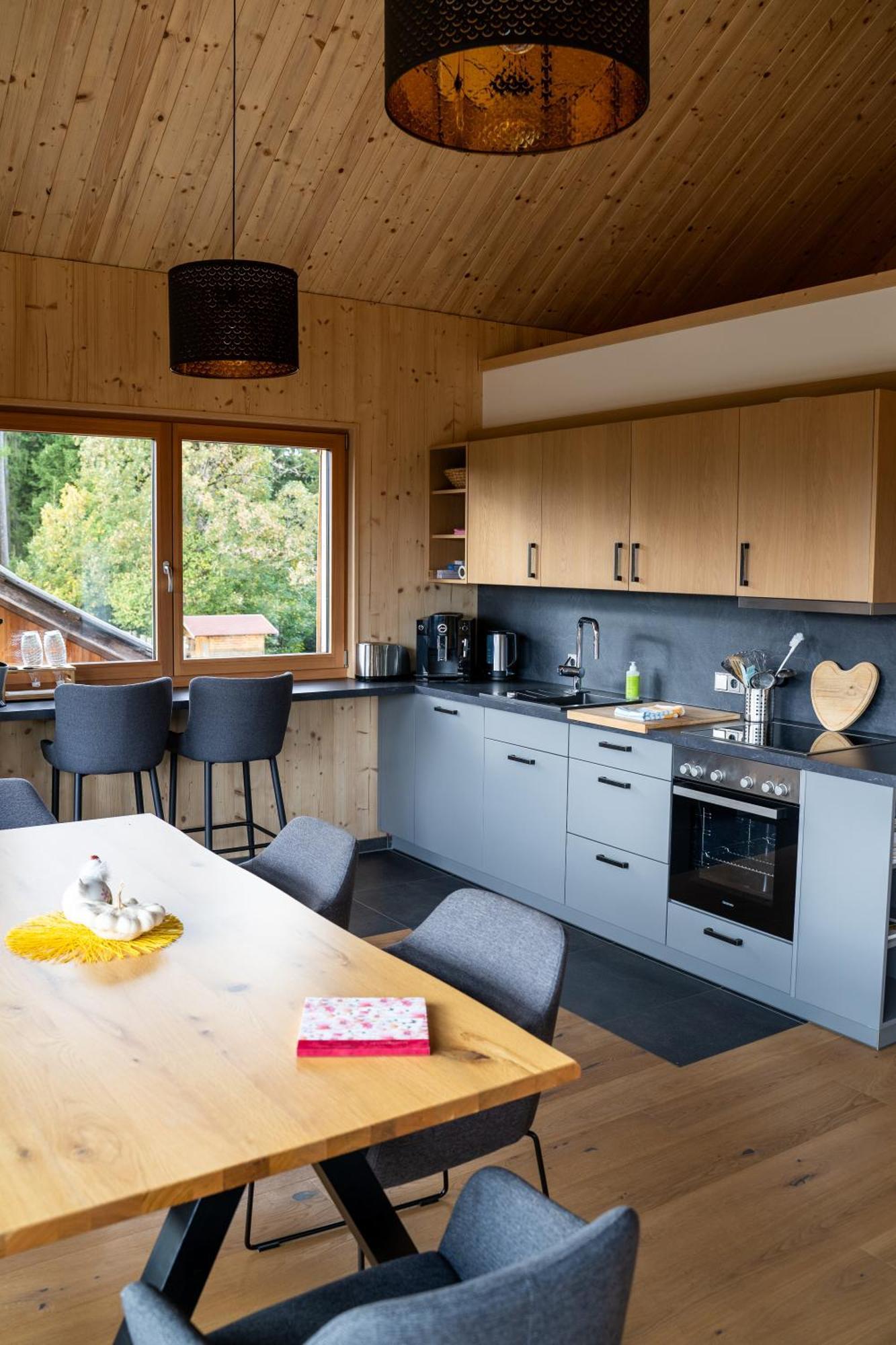 Appartamento Holzhaus "Zum Schwarz'N" Aurach am Hongar Esterno foto