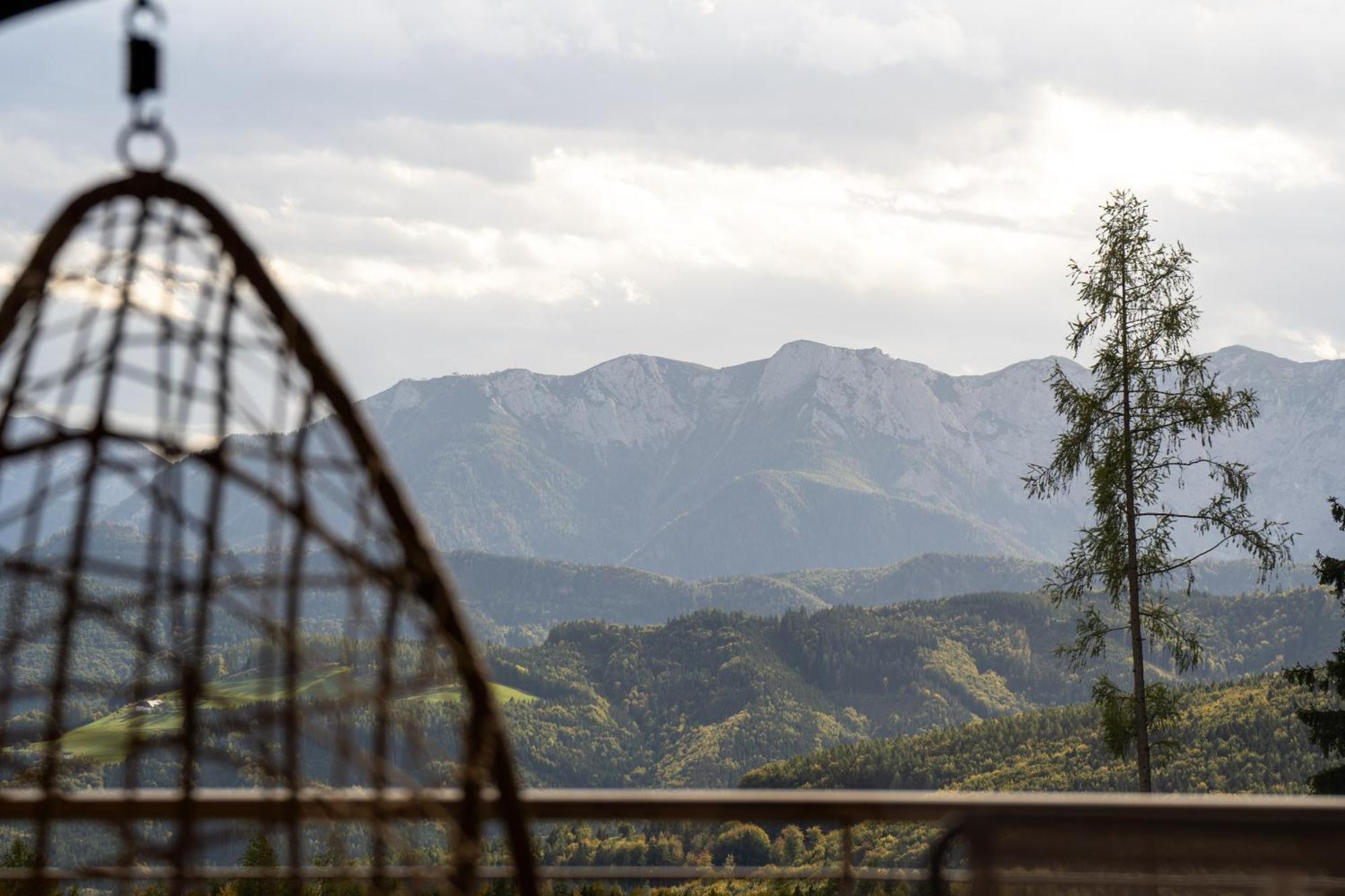 Appartamento Holzhaus "Zum Schwarz'N" Aurach am Hongar Esterno foto